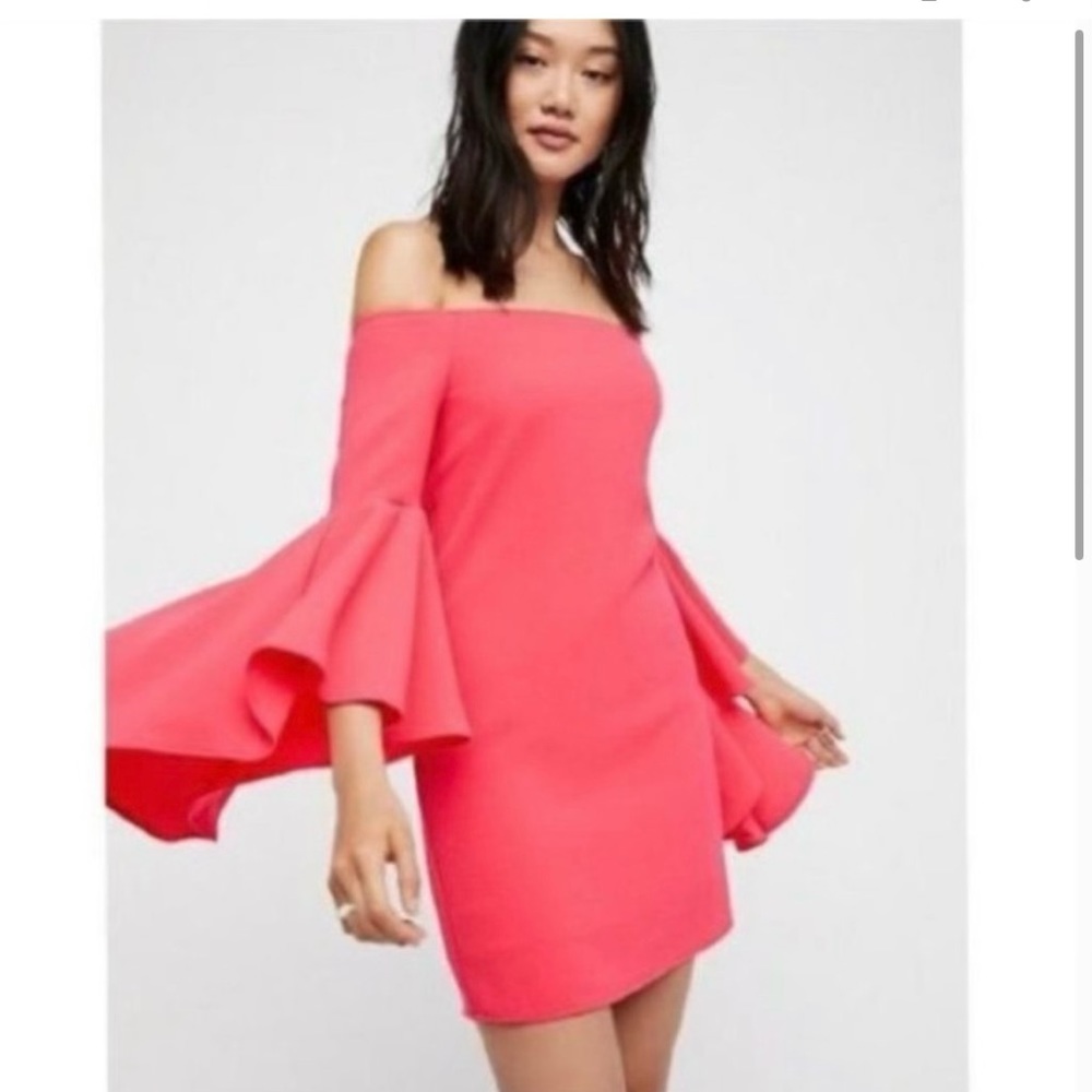 Backstage x Free People off shoulder mini dress, size medium
